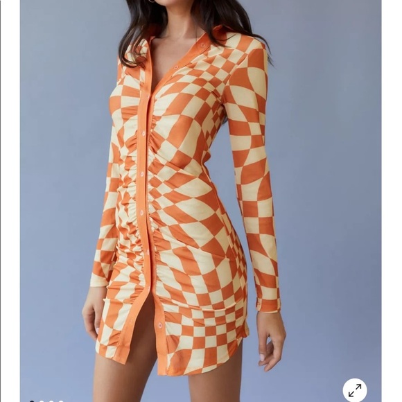 Urban Outfitters Dresses & Skirts - NGOrder Warped Pattern Mini Dress